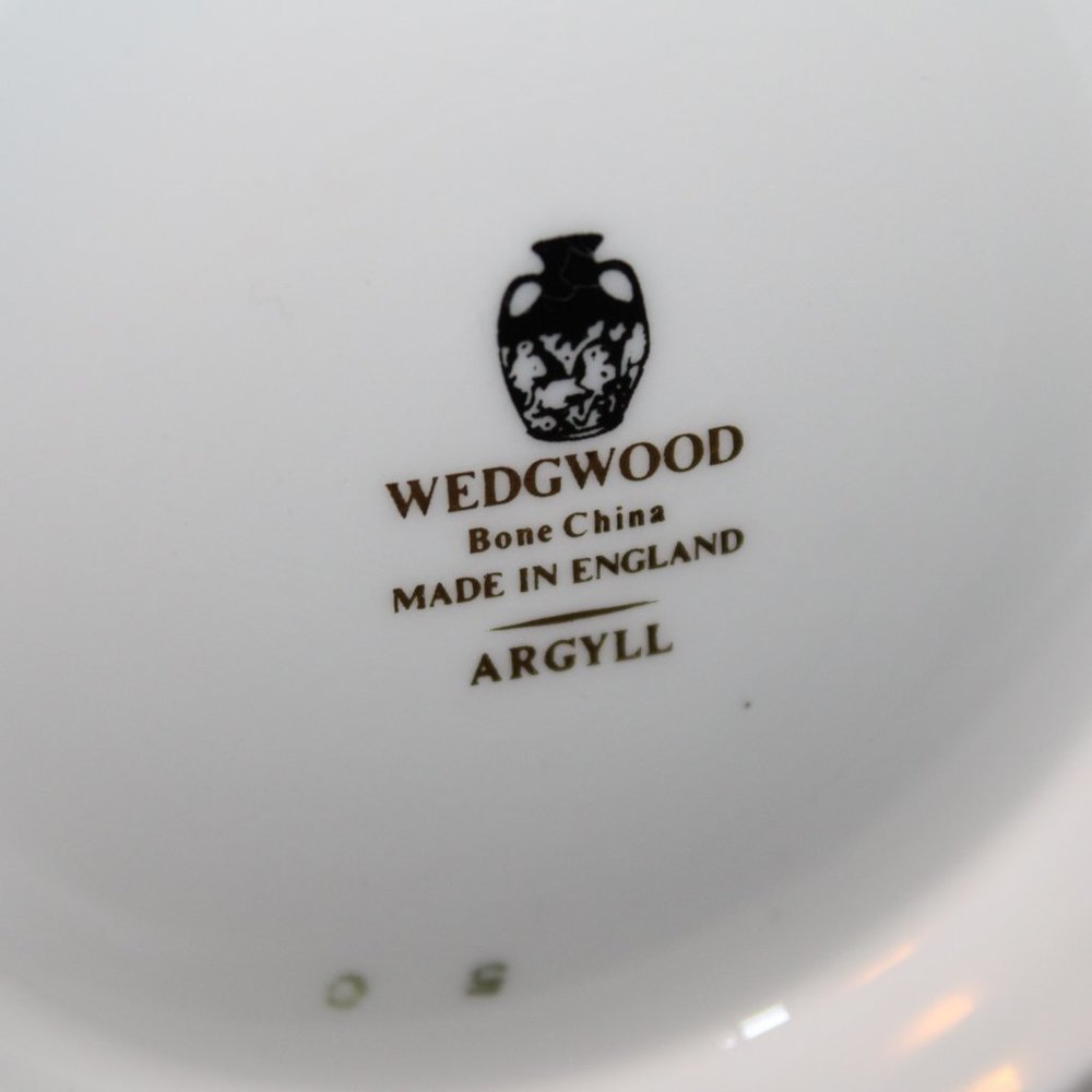 Wedgwood Argyll Bone China 15pc Tea Set - Picture 7 of 16